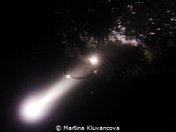 Bubble ring at night by Martina Kluvancova 